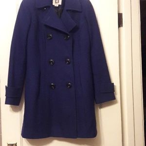 Anne Klein XS dark blue pea coat